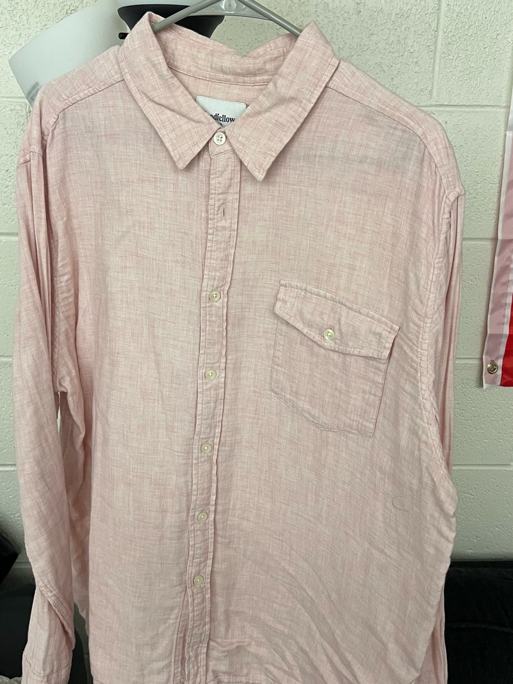 Goodfellow & Co Light Pink Casual Button-Down Shirt
